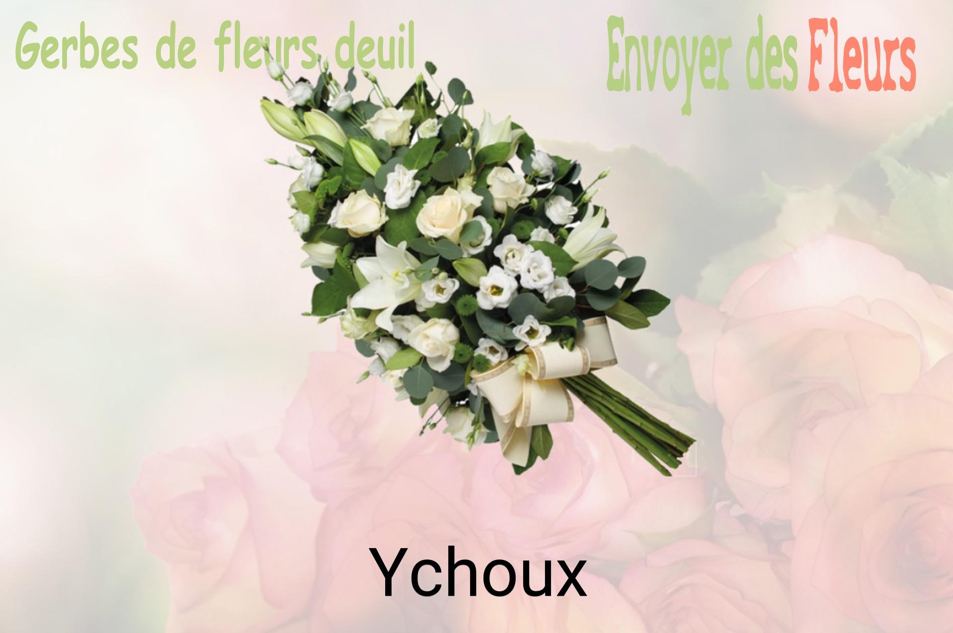 Gerbe de fleurs de deuil livrée à Ychoux